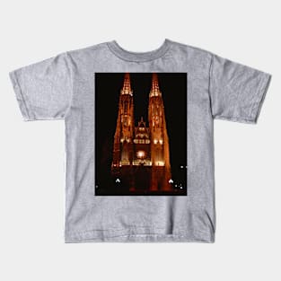 Votivkirche Church, Vienna Kids T-Shirt